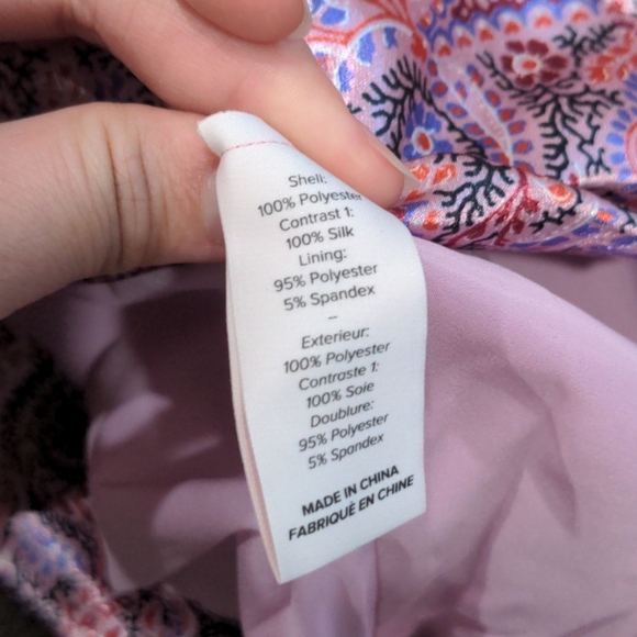 Cinq a Sept NWT Ryder Paisley Satin Mini D… - Picture 13 of 15